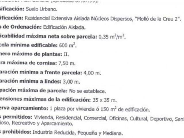 Solar urbano en Venta en Puerto de Gandía, Valencia