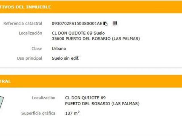 Solar urbano en Venta en Puerto del Rosario, Las Palmas