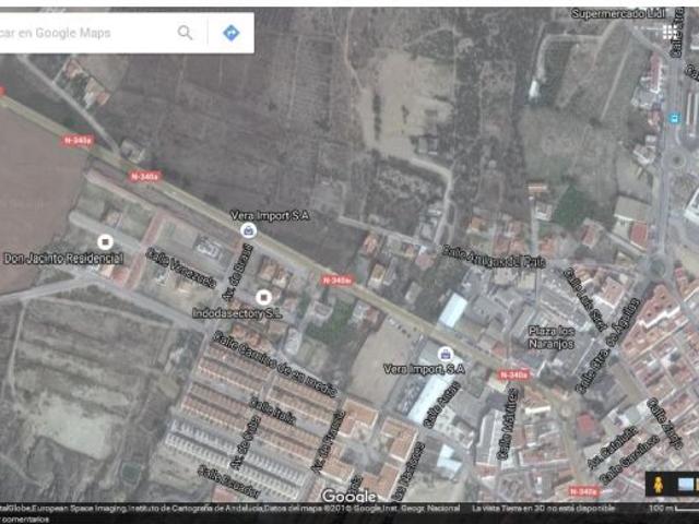 Solar urbano en Vera con 1.020 m2
