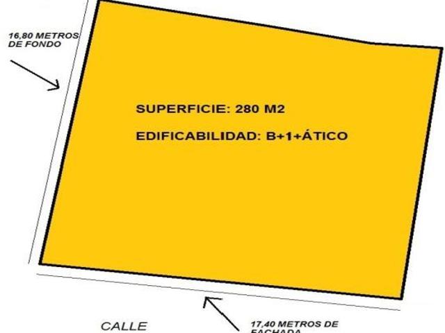 SOLAR CERCA DE AVENIDA DE LA LIBERTAD