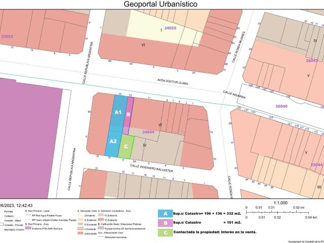 Solar en venta Avda. Doctor Clará y calle Ingeniero Ballester