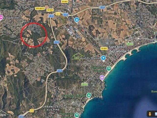 Solar en venta en Calonge, de 1.390 m² por 168.000
