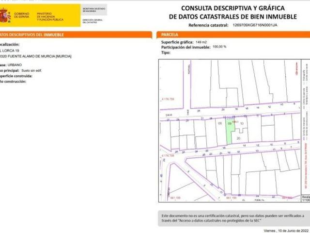 Solar en Venta en Fuente alamo de Murcia, Murcia