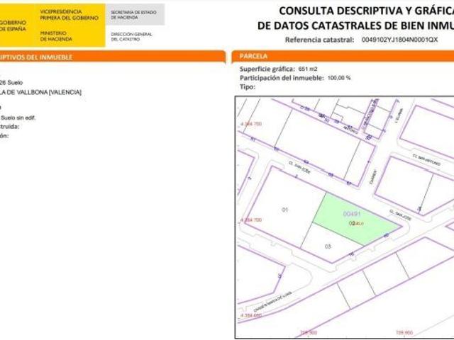 SOLAR EN VENTA EN POBLA DE VALLBONA