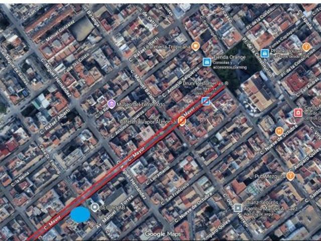 SOLAR en ESQUINA en el CENTRO de ALMORADÍ ALICANTE