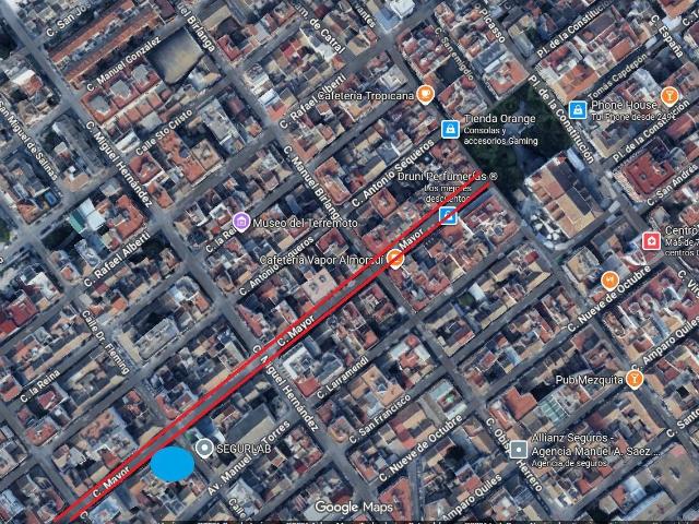 SOLAR en ESQUINA en el CENTRO de ALMORADÍ ALICANTE