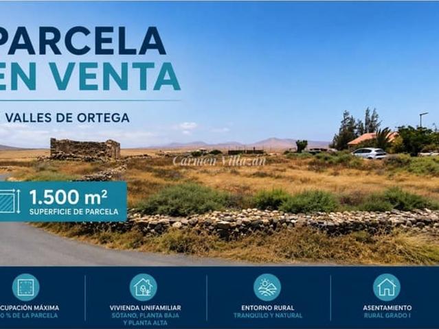Solar/Parcela en venta en Valles de Ortega, Fuerteventura