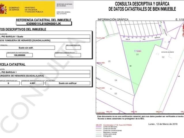 Solar/Parcela en venta en Yunquera de Henares, Guadalajara
