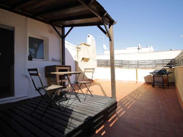 Soleado estudio en alquiler en El Born, Barcelona
