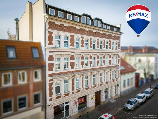 Solide Anlage in Magdeburg: Historischer Altbau mit starker Vermietungsstruktur