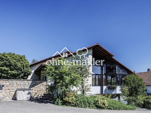 Solides Architekten Haus 3 Wohnungen mit Garten in Rheinfelden Herten