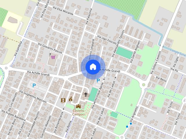 Soliera con due camere da letto e terrazzo