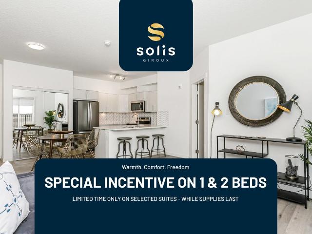 Solis at Giroux 1 Bedroom Apartment for Rent at 10 Vandelor Rd, St. Albert, AB T8N 7Y1 Ville Girojx