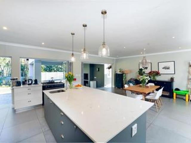 sophisticated modern home with cotta.