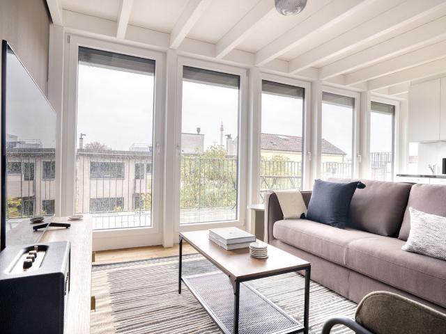 Sophisticated 1 Bedroom Furnished Apartment in Basel Matthäus, Basel Amsterdam Apartments for Rent