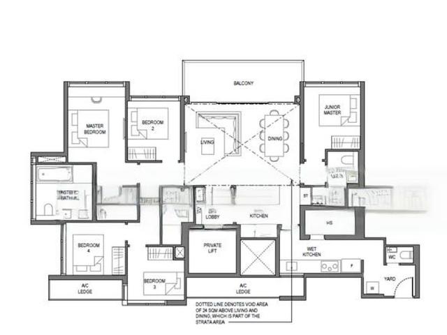 Sora D22, Apartment