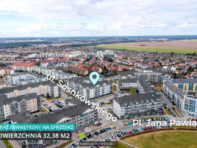 Sosnkowskiego 32,38 m², Gorzów Wielkopolski