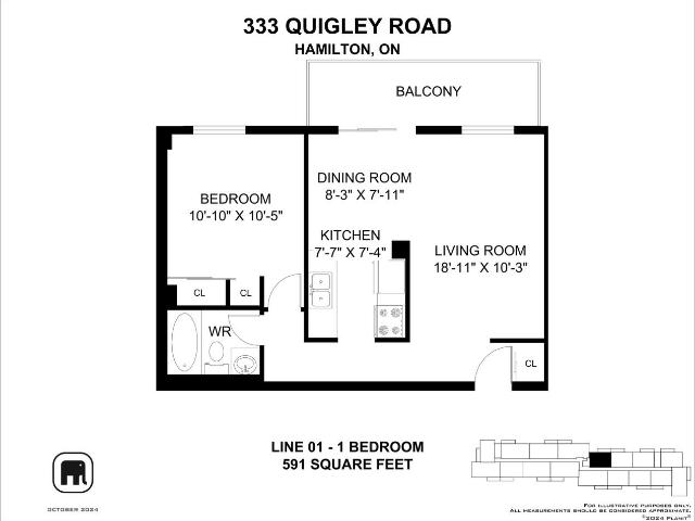South Valley Apartments 1 Bedroom Apartment for Rent at 333 Quigley Rd, Hamilton, ON L8K 6E8 Vincent