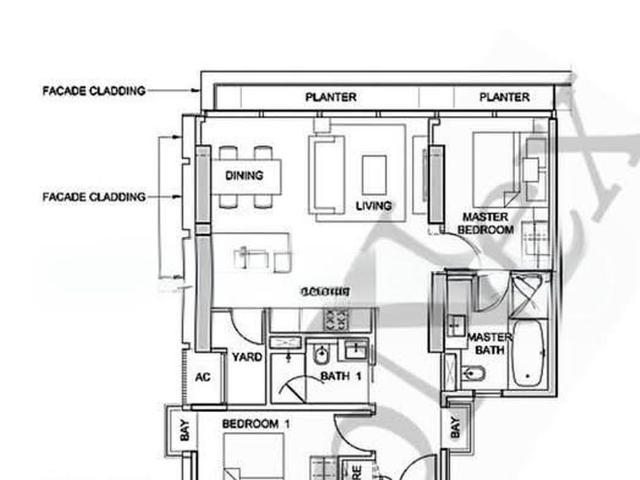 South Beach Residences D7, Apartment