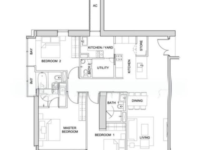 South Beach Residences D7, Apartment