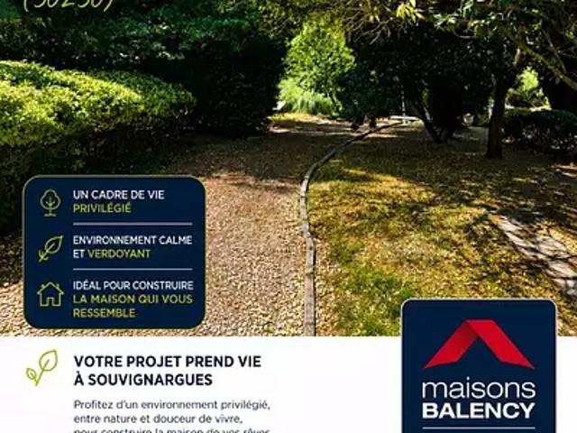 Souvignargues 30250 Programme neuf terrain neuf à vendre
