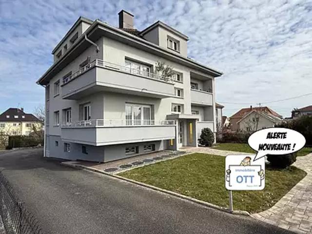 Souffelweyersheim 67460 Location appartement 3 pièces t3 au dernier étage parking