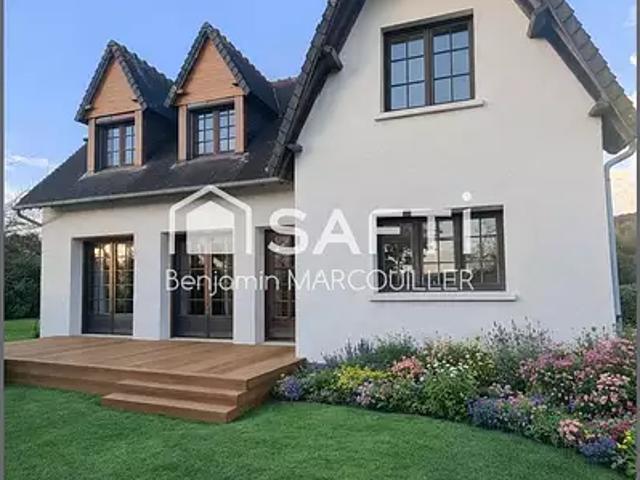 Souleuvre en Bocage 14350 Achat / Vente maison 5 pièces t5 balcon parking