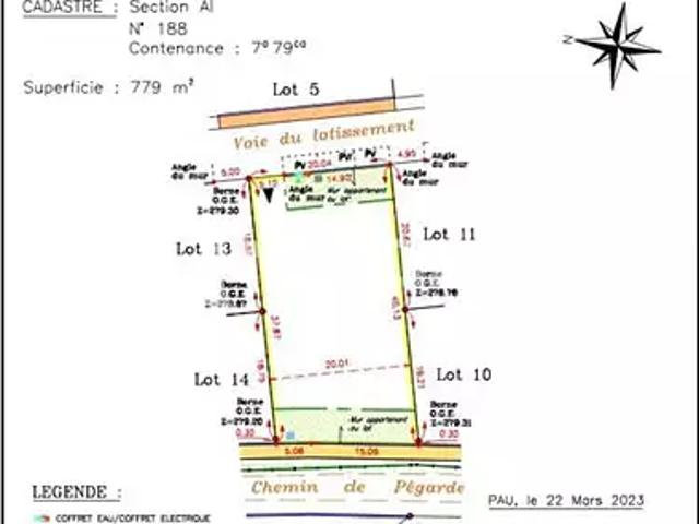 Soumoulou 64420 Achat / Vente terrain