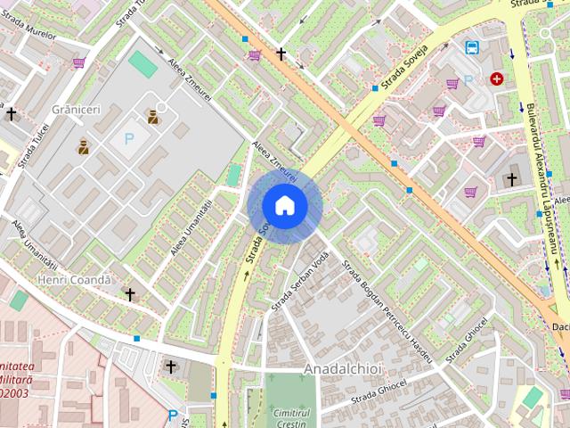 Soveja Inel 2 Apartament 2 camere, 60mp, decomandat, termen lung, centrala termica