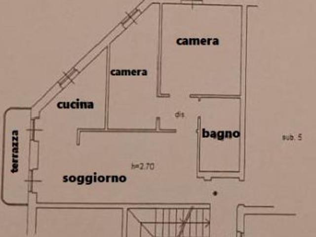 Sovicille SI vendesi appartamento trilocale con garage