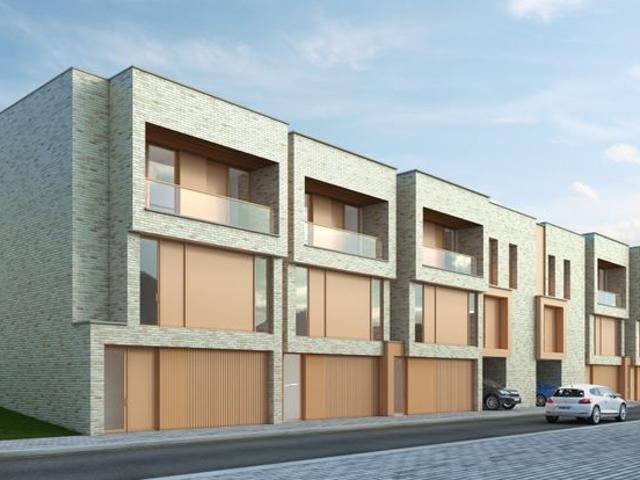 Sleutel op deur afgewerkt nieuwbouw stadwoning met 3 slaapk