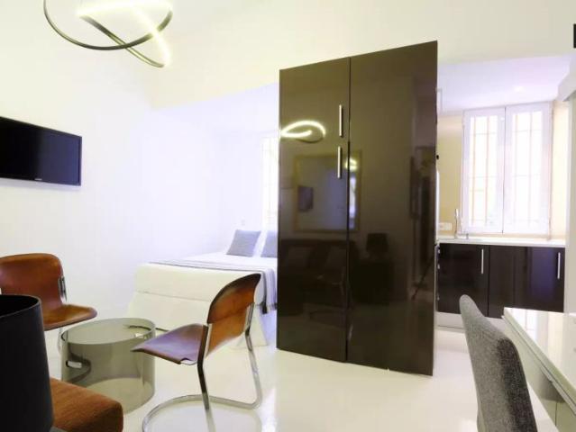 Sleek studio apartment for rent in La Latina