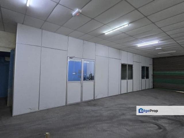 Small & Medium Industry SMI Lot,1.5 Storey Light Industry With 300amp Power Supply For Rent in Bukit Minyak Industry