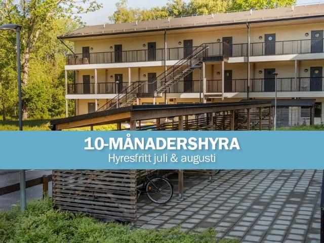 Ljus och modern studentlägenhet med egen tvättmask 27 m² 6 291 kr
