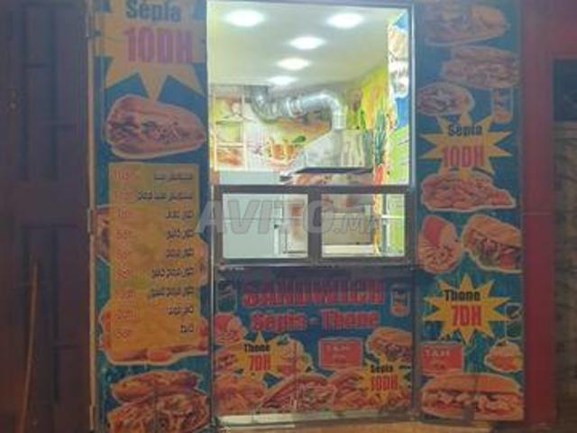Snack bien équipé à louer à Mers Sultan