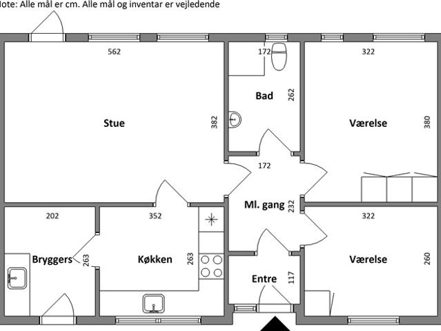 Snebærvej, 82 m2, 3 værelser, 7.834 kr Storvorde, Nordjylland