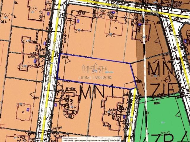 Spokojna 1 178 m², Zielonki Parcela