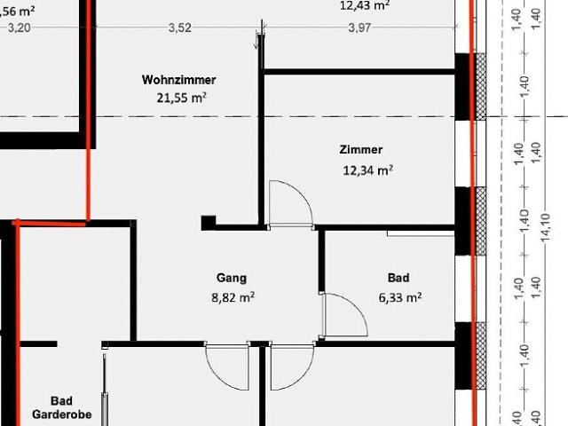 Spazioso e moderno appartamento con 3 camere da letto M W01082