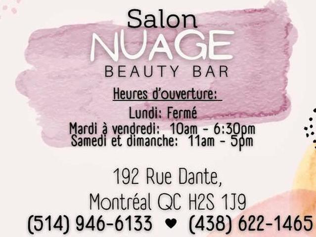 Space à louer pour esthéticienne et coiffeuse