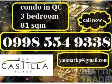 Spacious 3 bedroom condo One Castilla Place near xavier