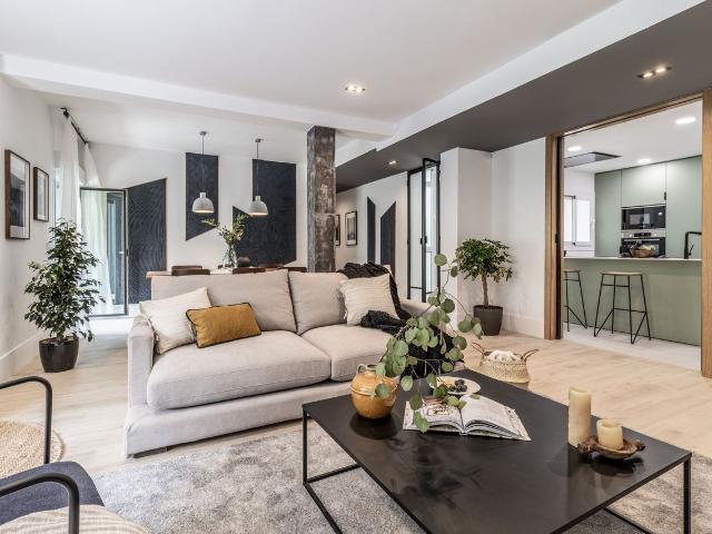 Spacious 3 Bedroom Mountain Inspired Retreat with Private Workspaces, Madrid Amsterdam Apartments for Rent