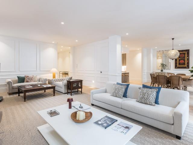 Spacious apartment with 3 bedrooms for rent in central Madrid