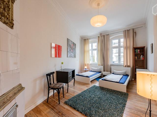 Spacious, charming home in Moabit Mitte, Berlin Amsterdam Apartments for Rent