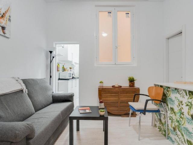 Spacious exterior room with balcony in Plaza Mayor