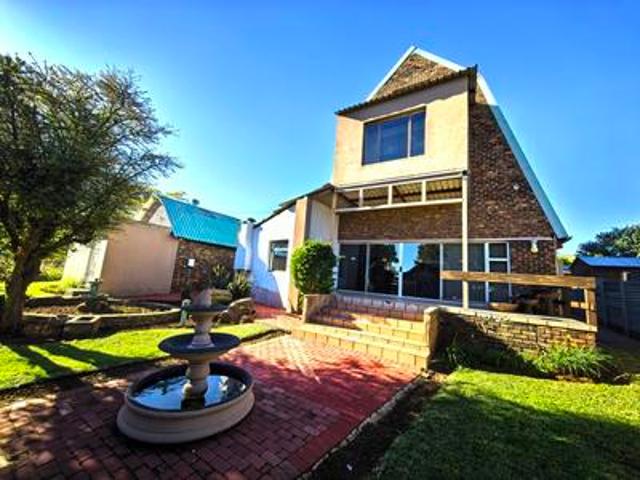spacious family home with dam views.