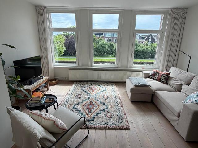 Spacious flat with canal view in Oost