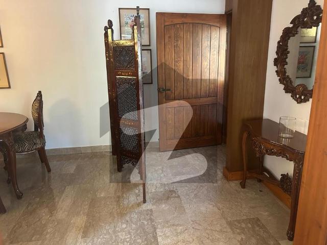 Spacious fully furnished 3bed lounge apartment for rent ground floor Clifton Block 3