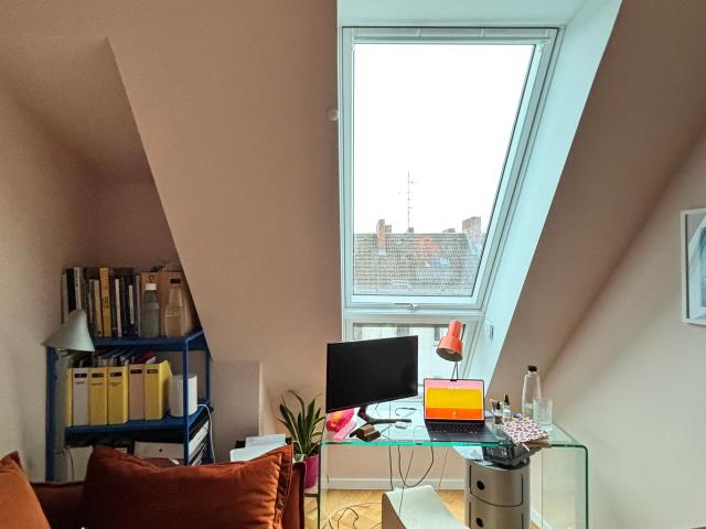 Spacious, light filled top floor apartment with south west facing roof terrace and office/guest room in Richardkiez, Berlin Amsterdam Apartments for Rent