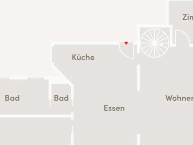 Spacious, light flooded penthouse in Berlin Mitte with fireplace, roof terrace & balcony