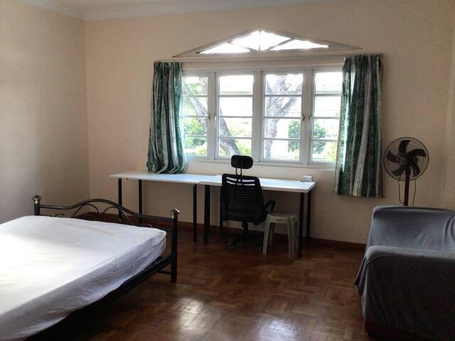 Spacious Master room with ensuite 100m away from MRT. Friendly environment. Available on May 2025